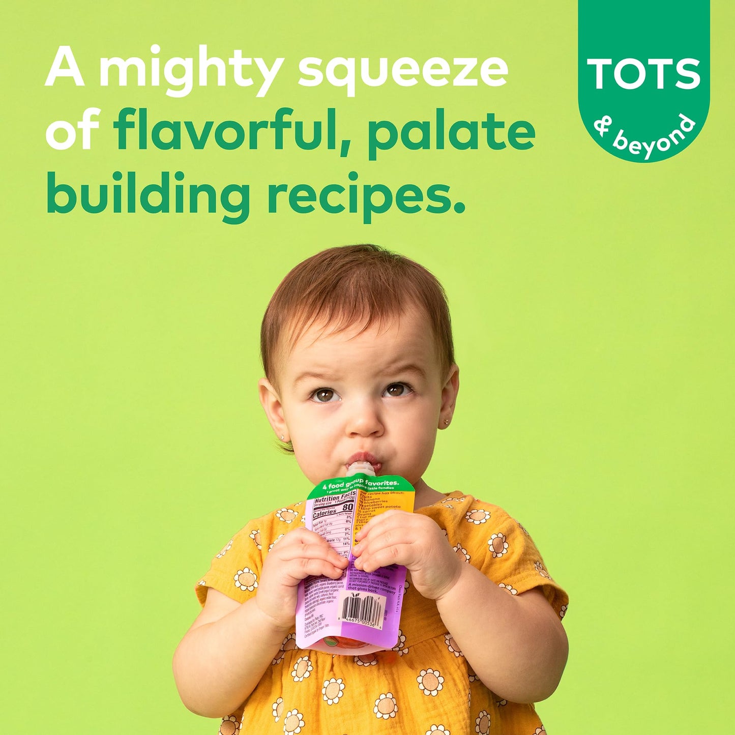 Plum Organics Mighty Morning Organic Toddler Food - Banana, Kiwi, Spinach, Greek Yogurt, and Barley - 4 oz Pouch (Pack of 12) -