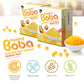 J Way Bursting Popping Passion Fruit Boba Pearls, Passion Fruit Syrup, Non-Dairy, Fat-Free Popping Tapioca Boba For Beverages, S
