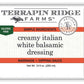 Terrapin Ridge Farms Creamy Italian White Balsamic Dressing - One 12 Fl Oz Bottle