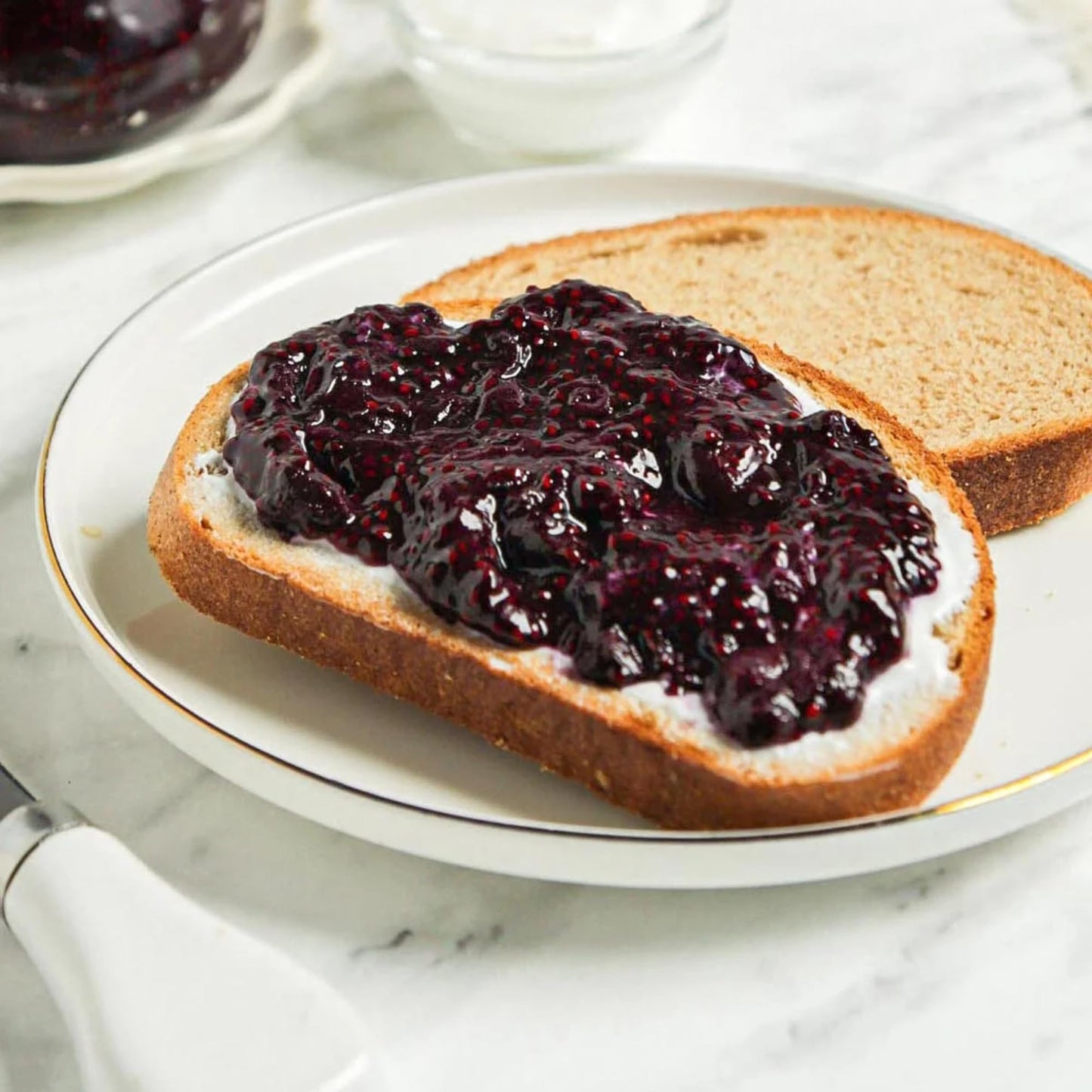Bionaturae Organic Wild Berry Fruit Spread - Jelly Organic, Non-GMO, USDA Certified, No Sugar Added, No Preservatives, Organic F