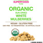 White Mulberries Dried Organic Bulk 2 Lbs Bag- USDA Organic Certified - Sun Dried, Raw, Non GMO & Gluten Free - Product of Turke