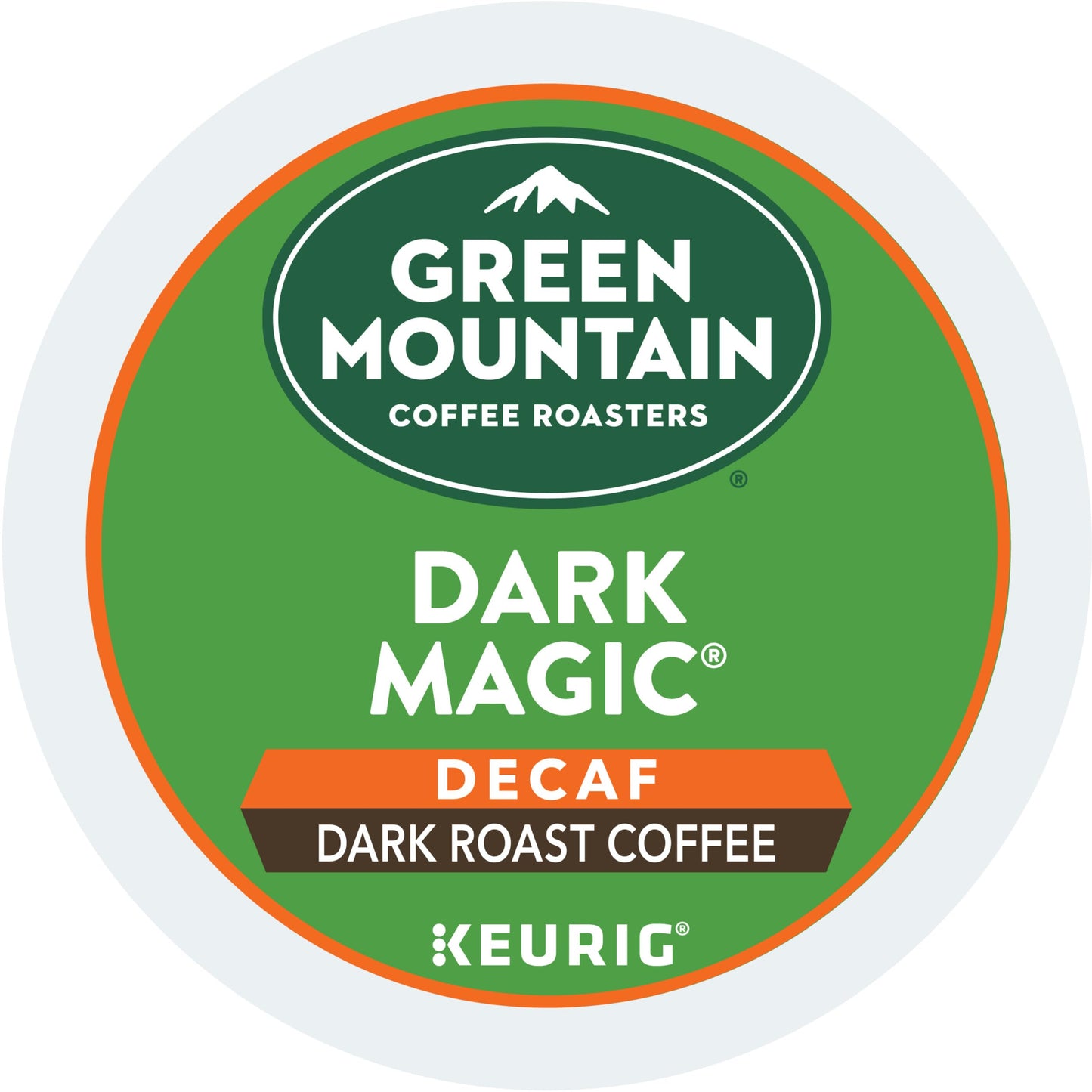 Green Mountain Coffee Roasters Dark Magic Decaf Keurig Single-Serve K-Cup pods, Dark Roast Coffee, 72 Count