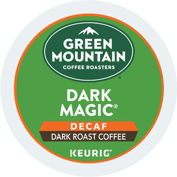 Green Mountain Coffee Roasters Dark Magic Decaf Keurig Single-Serve K-Cup pods, Dark Roast Coffee, 72 Count