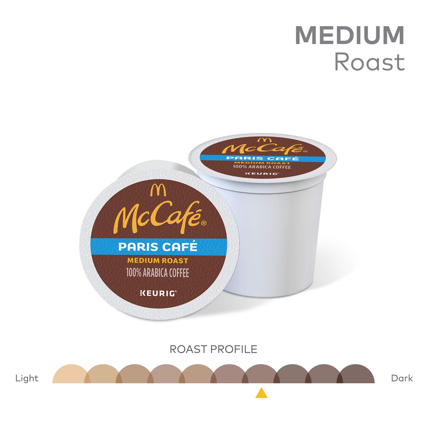 McCafe Single Serve Coffee K-Cup Pods, Medium Roast, 72 Count (6 Packs of 12), Model wx-uj-24836