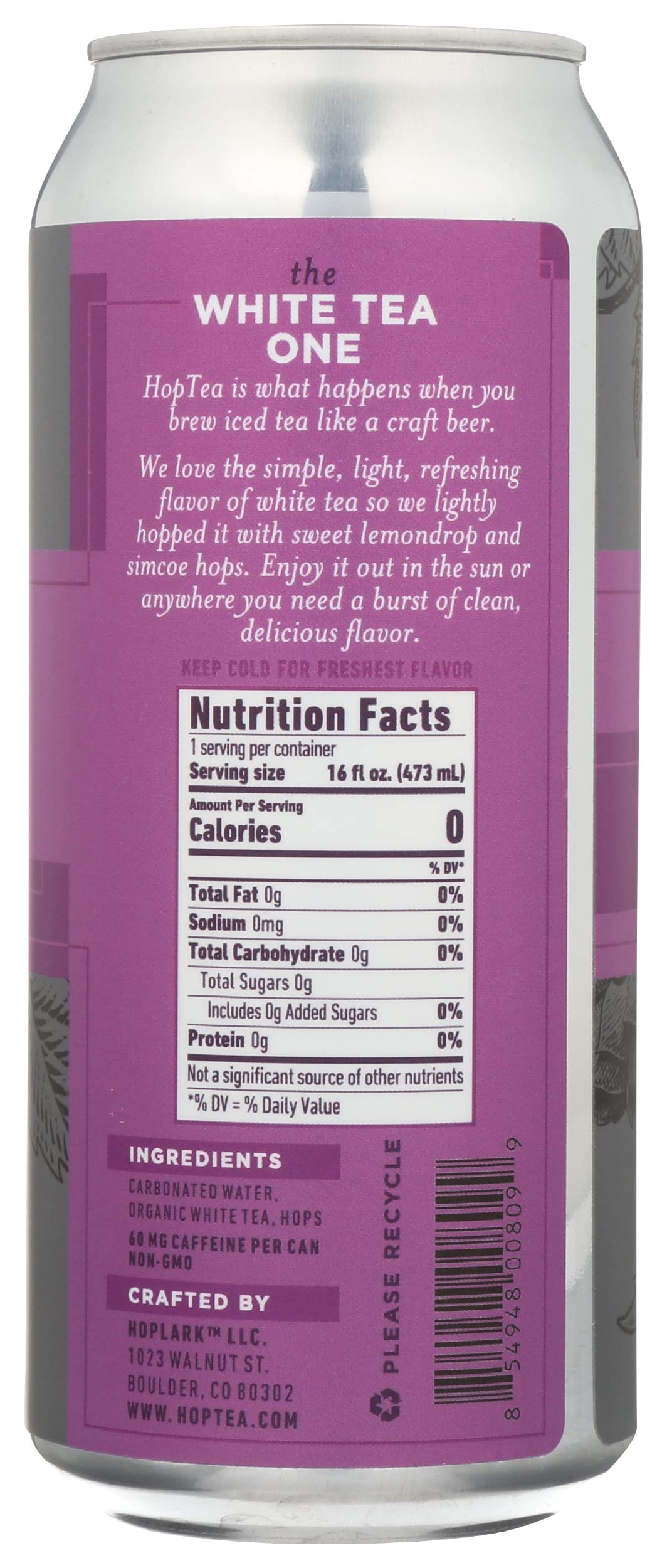 Hoptea Sprklng White Tea ( 12 X 16 Oz   )