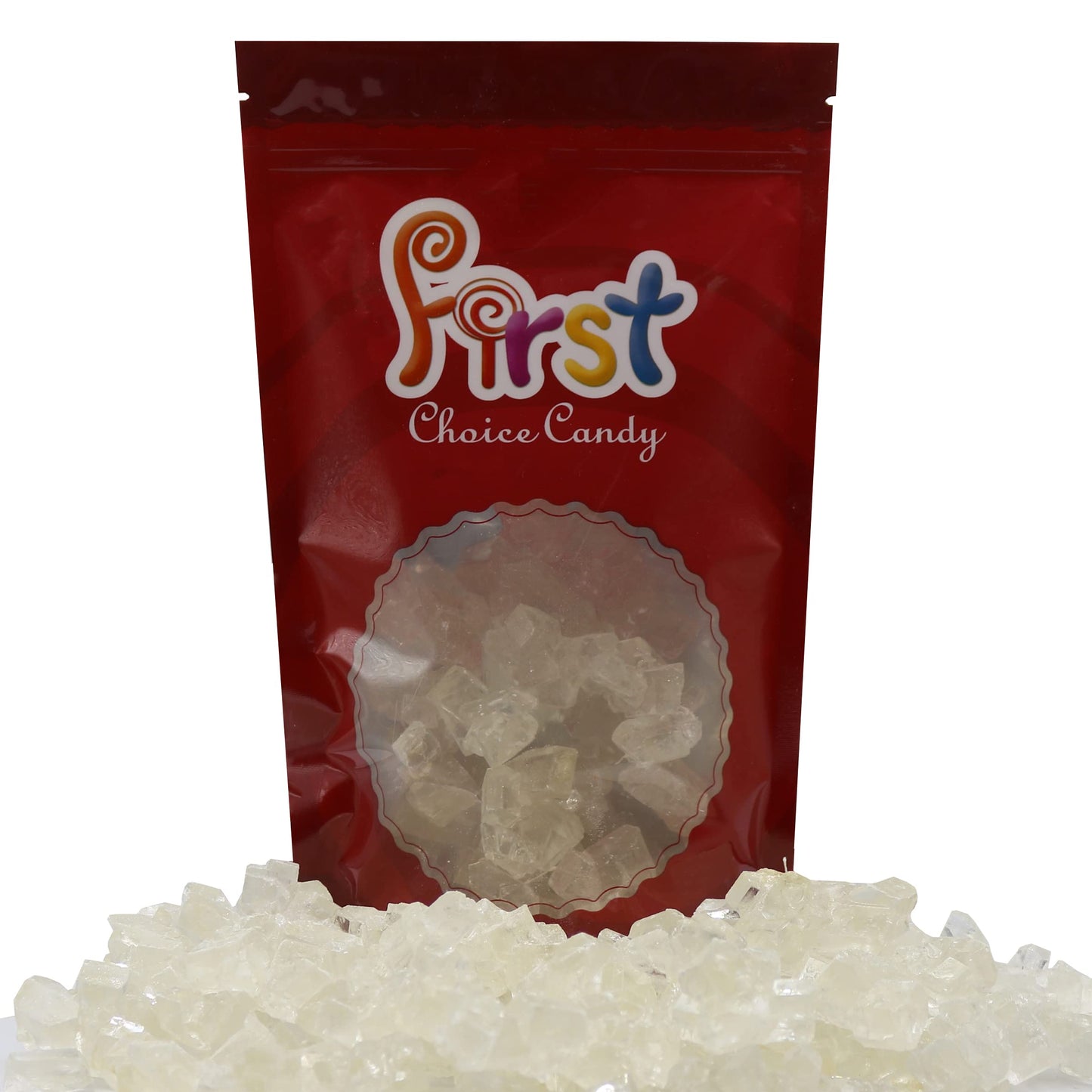 Firstchoicecandy Rock Candy Strings 1.5 Pound Bulk Bag (White)
