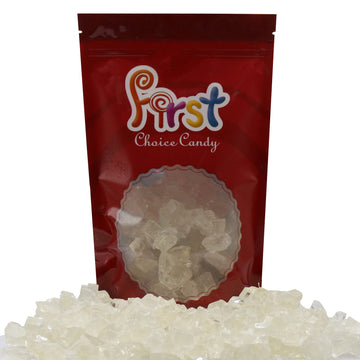 Firstchoicecandy Rock Candy Strings 1.5 Pound Bulk Bag (White)