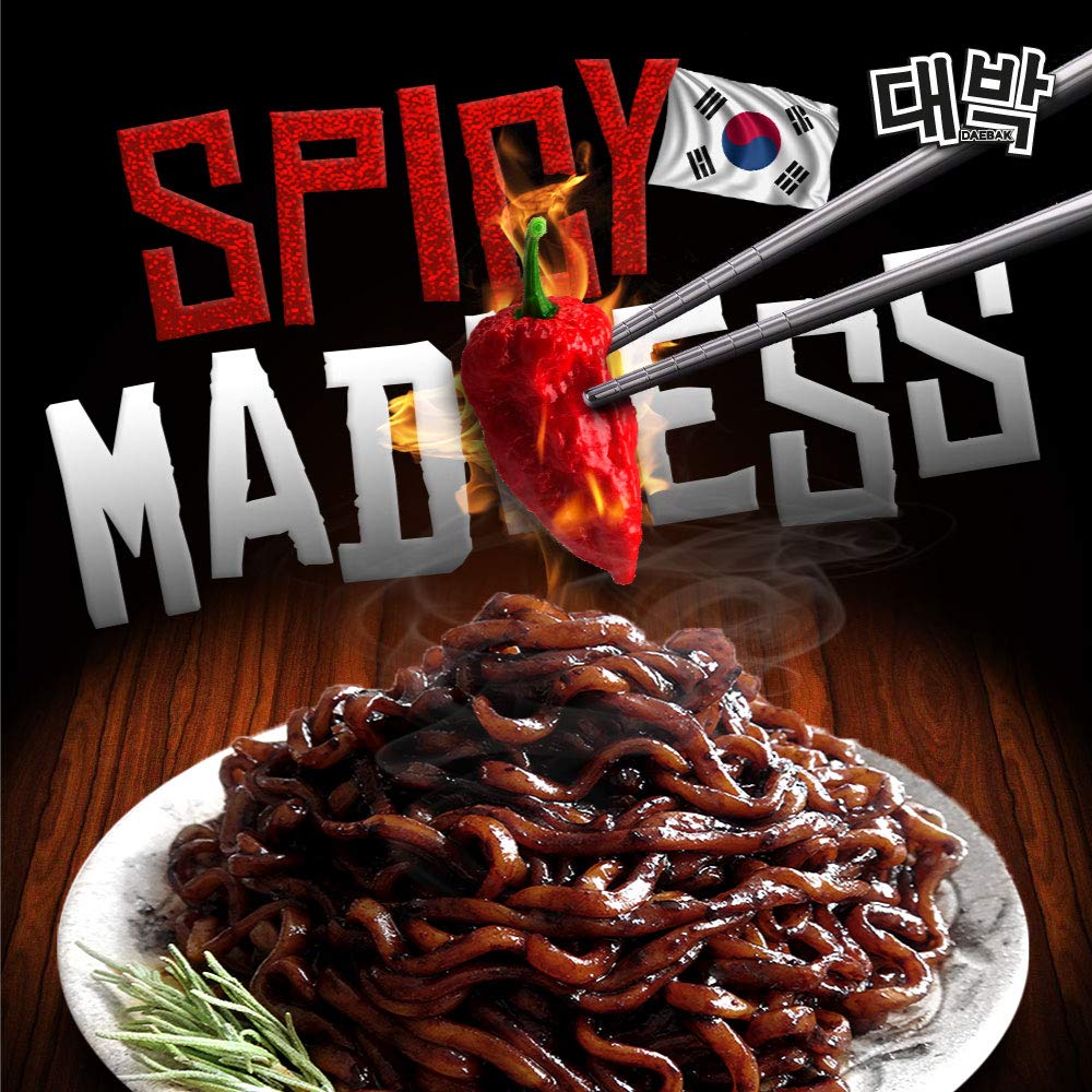 Daebak Noodles Ghost Pepper spicy chicken flavor (pack of 6)