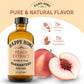 Happy Home Natural Peach Flavor - Certified Kosher - 4 Fl Oz