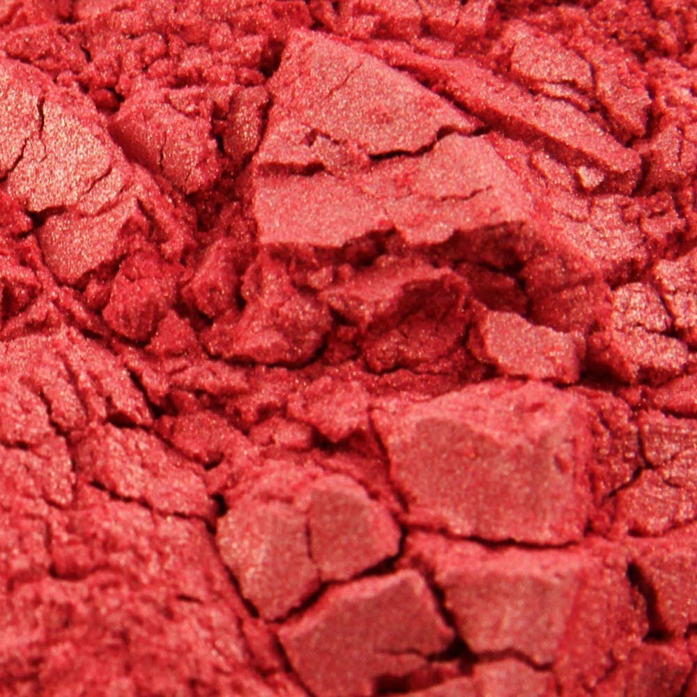 Luster Dust - Classic Red (4G 1X Jar) | Edible Vegan Dust & Paint For Cake Decorating, Ice Cream, Desserts, Cocktails And Bevera