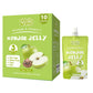 VOLO VERO Konjac Jelly Squeeze Pouch Apple Flavor, Low Calories (3 Kcal), 10 Packs, Gluten Free & Vegan, 0 Sugar, Keto, Low Carb