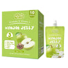VOLO VERO Konjac Jelly Squeeze Pouch Apple Flavor, Low Calories (3 Kcal), 10 Packs, Gluten Free & Vegan, 0 Sugar, Keto, Low Carb