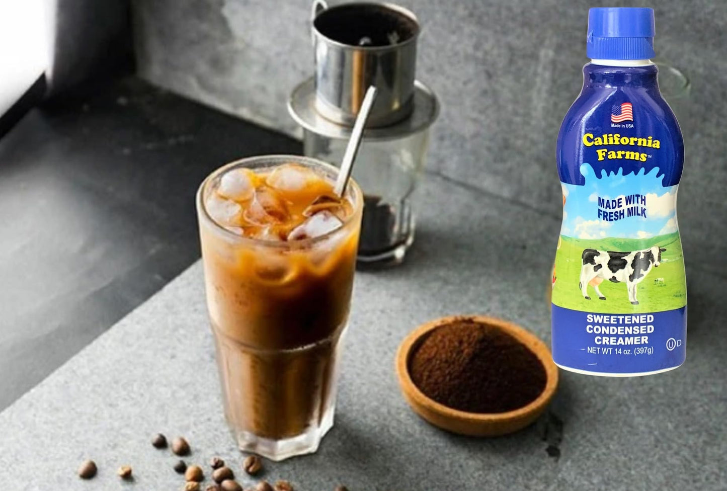 Generic 2 Packs - Sweetened Condensed Creamer Made With Fresh Milk California Farms - 14 oz