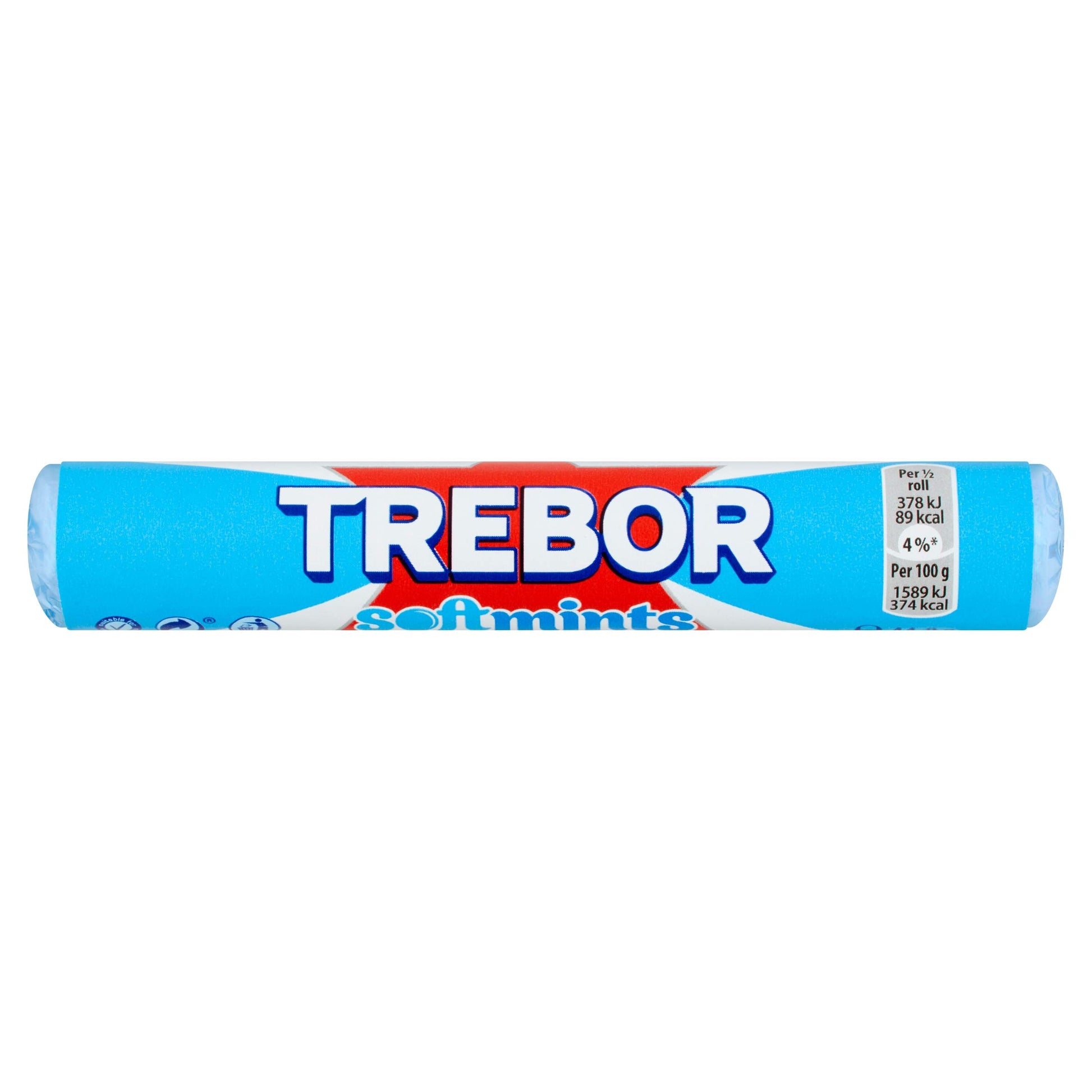 Trebor Softmint Spearmint Roll Std (Pack of 20)