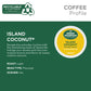 Green Mountain Coffee Roasters Island Coconut, Keurig Single-Serve K-Cup Pod, Flavored Light Roast Coffee Pods, 72 Count