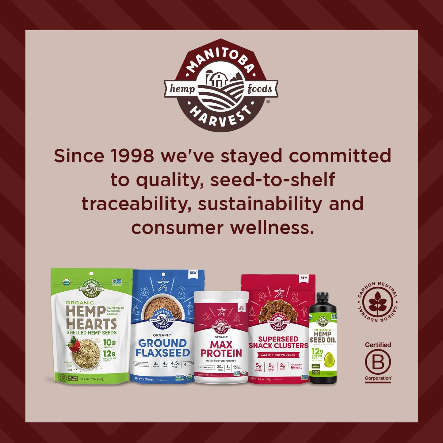 Manitoba Harvest Superseed Snack Clusters, Dark Chocolate - 5g Plant Based Protein and 5g Omegas 3 & 6 per 30g Serving - Non-GMO