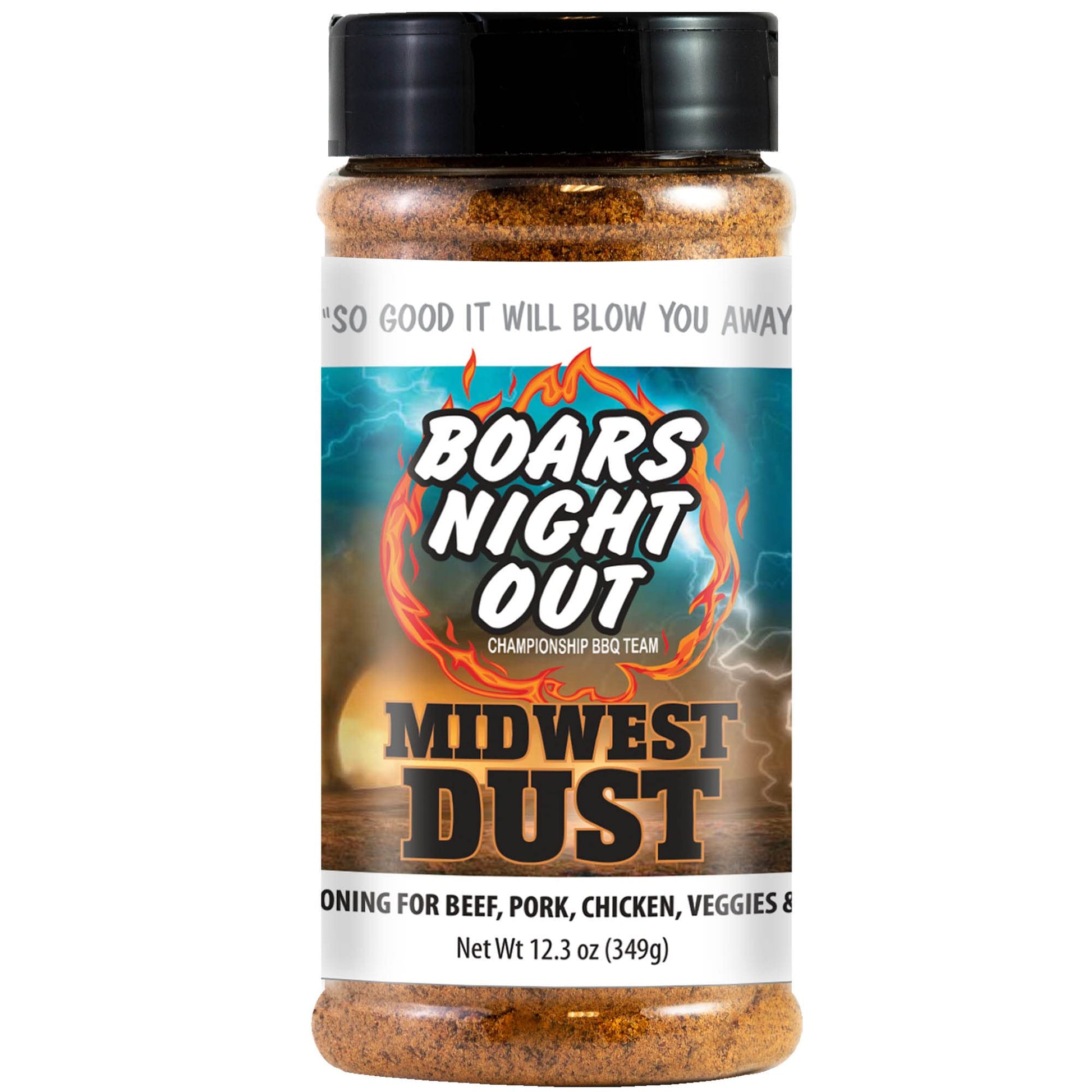 Boars Night Out Midwest Dust Steak, Fish, Pork And Poultry Seasoning