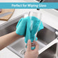 Homexcel Microfiber Cleaning Cloth,8 Pack Cleaning Rag,Cleaning Towels With 4 Color Assorted,11.5''X11.5''(Green/Blue/Yellow/Pin