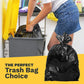 Toughbag 33 Gallon Trash Bags, 32 X 38'' Black Garbage Bags (50 Count) - Heavy Duty 3 Mil Outdoor Industrial Garbage Can Liner F