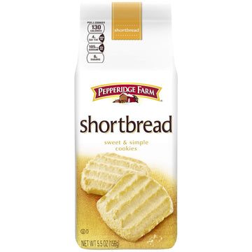 Pepperidge Farm Shortbread Homestyle Cookies, 5.5-ounce (pack of 4)