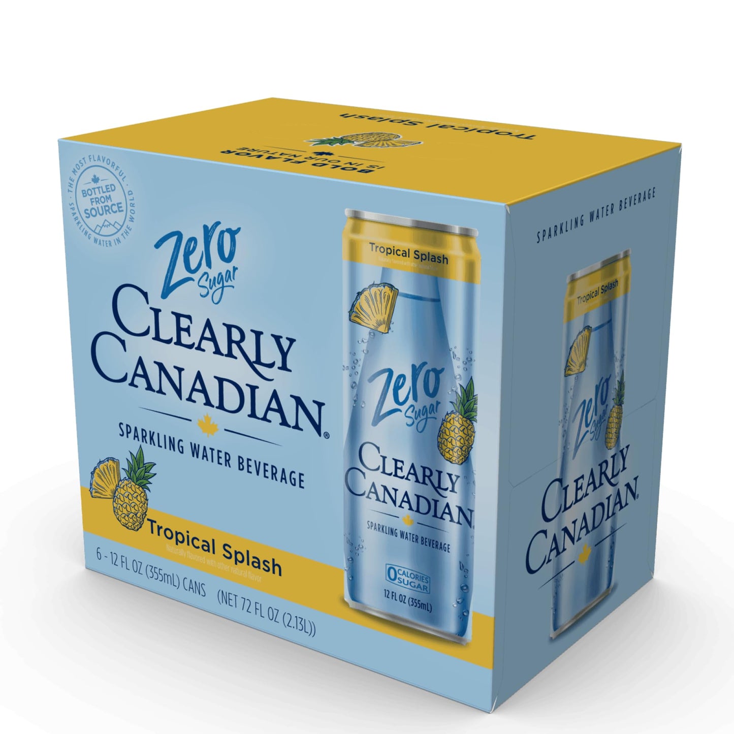 Clearly Canadian Sparkling Water Beverage, Zero Sugar & Zero Calories, 12 Fl Oz (Pack of 24)