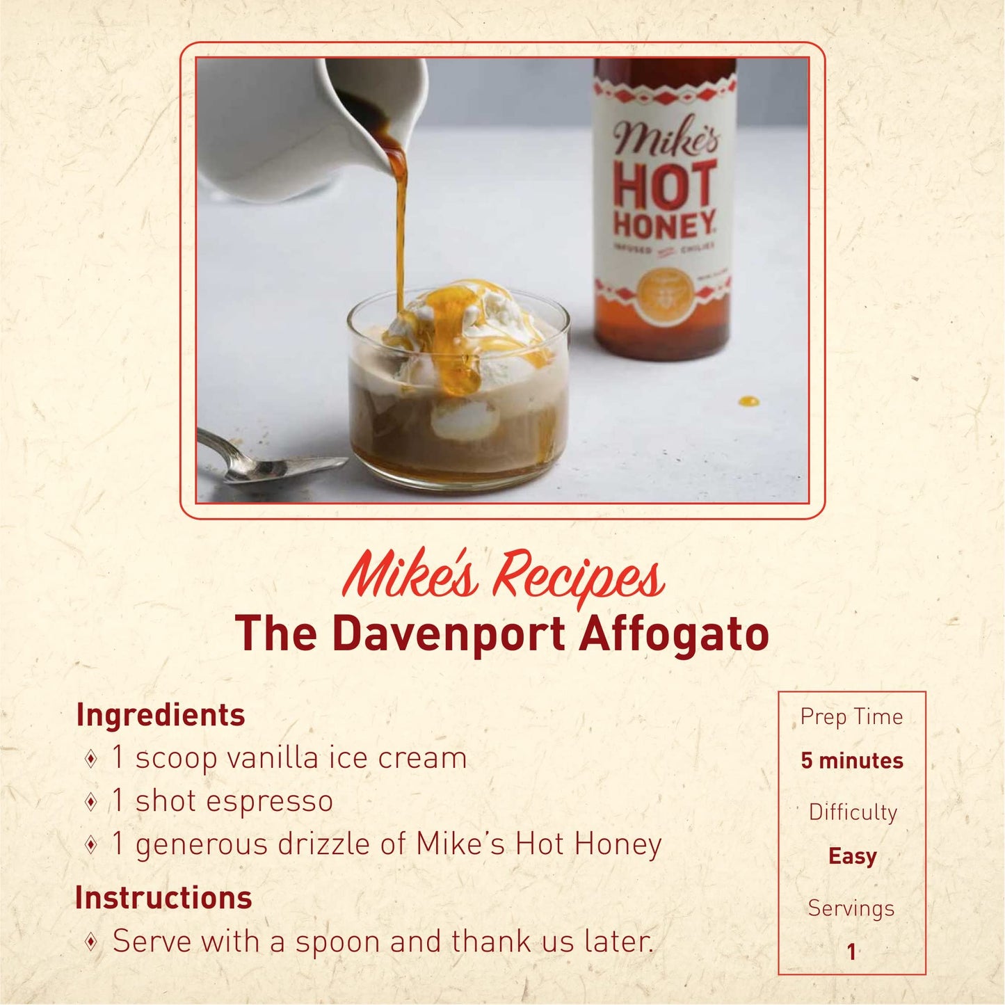 Mike'S Hot Honey, America'S #1 Brand Of Hot Honey, Spicy Honey, All Natural 100% Pure Honey Infused With Chili Peppers, Gluten-F