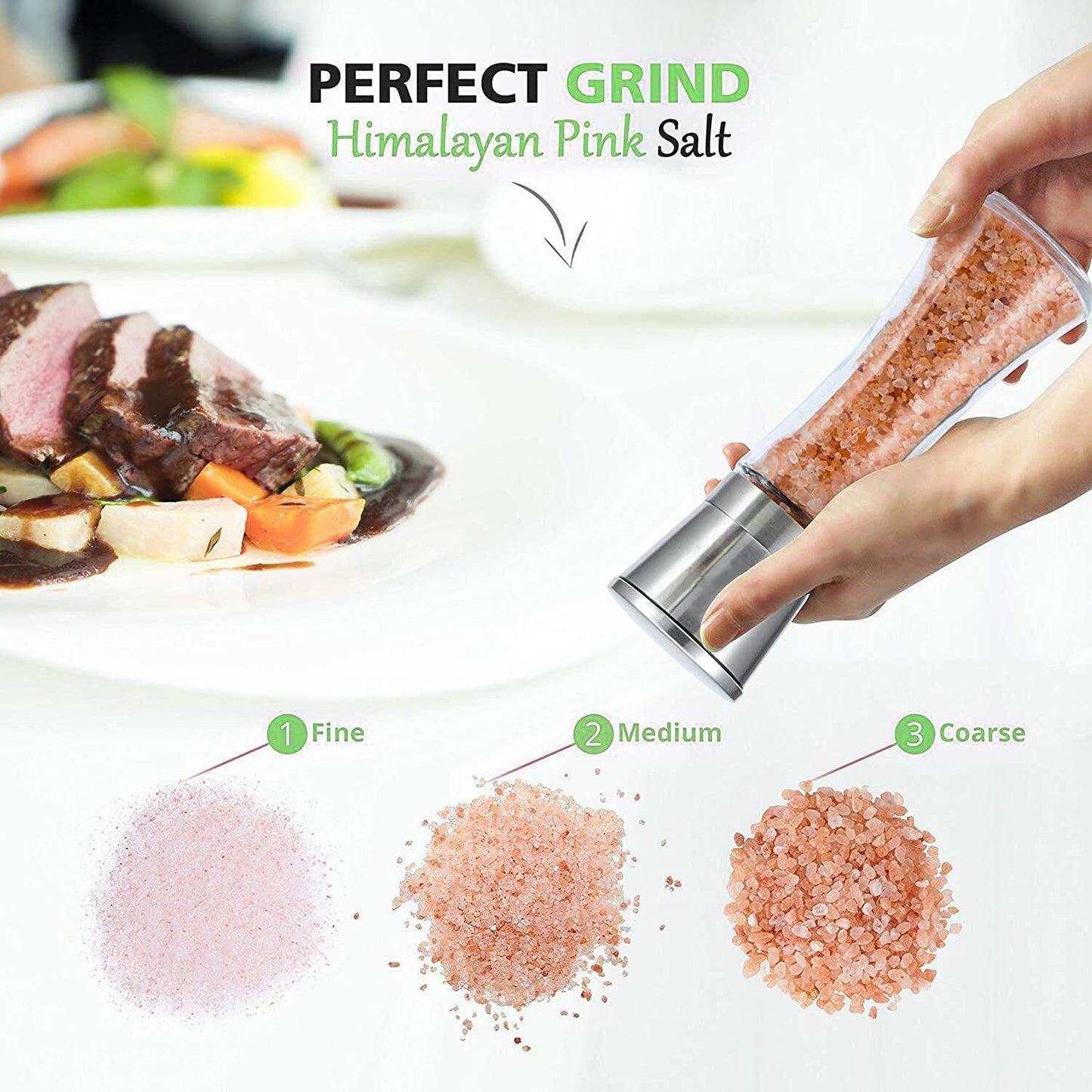 Anna And Sarah Himalayan Pink Salt 20 Lbs Coarse Bulk In Jar - Pure Gourmet Crystals - Himilian 100% Natural - Contains 84 Miner