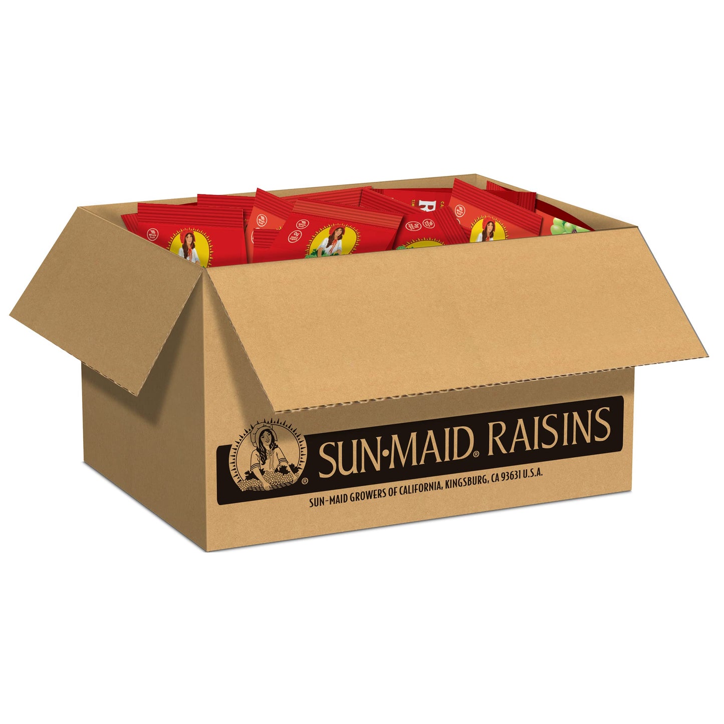Sun-Maid California Sun-Dried Raisins - (Pack Of 200) 1.33 Oz Snack-Size Pouch - Dried Fruit Snack For Lunches, Snacks, And Natu