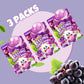 Cokoc Peelable Gummies Grape,Peeling Gummies Grape Candy,Individual Packaging 2.64Oz Bag Fruit Peelable Candy(Pack Of 3)