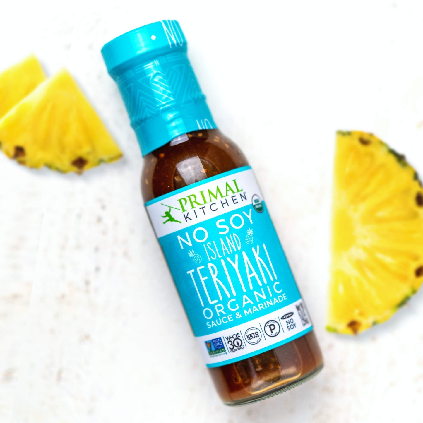 Primal Kitchen No Soy Teriyaki Sauce Variety 2-Pack, Made with Real Ingredients, Includes 1 Island Teriyaki & 1 Original Teriyak