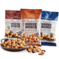 Moose Munch Premium Popcorn Trio By Harry & David, Classic Caramel, Milk And Dark Chocolate (3-Pack), Popcorn Gift Basket, Varie