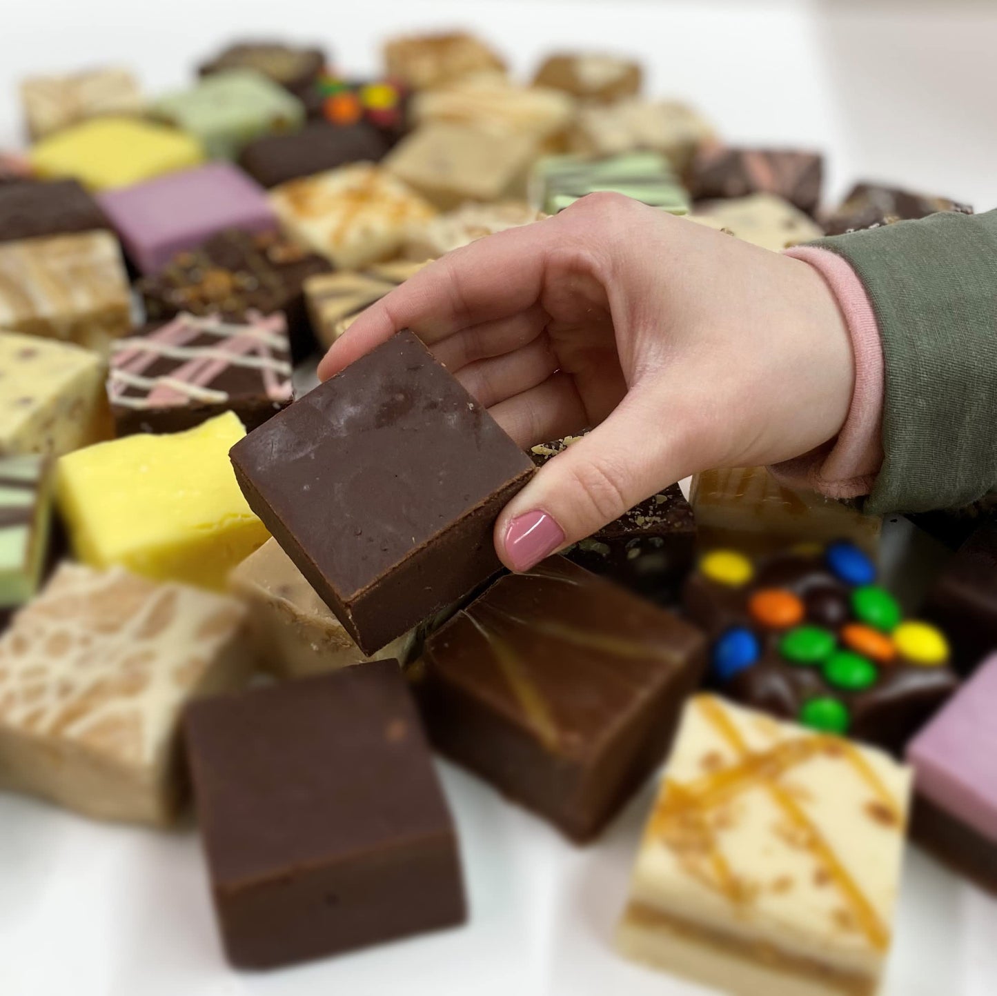 Valley Fudge Artisan Chocolate Fudge, Real Butter, Half Pound Package