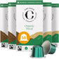 Cru Kafe Decaf Espresso Coffee Capsules, USDA Organic, Fairtrade, 50 Pods, Compatible with Nespresso, Green