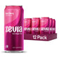 Zevia Zero Sugar Soda, Black Cherry, 16 oz Cans, 12-Pack, Non-GMO, Gluten-Free, Vegan