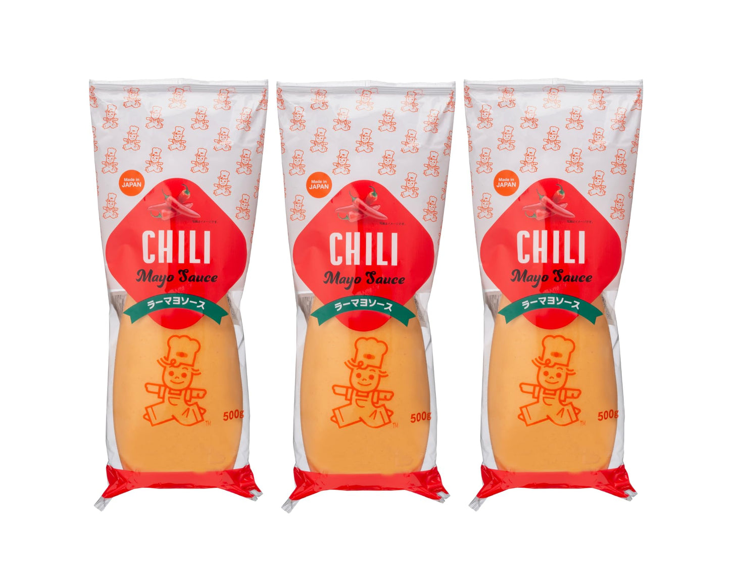 Spicy Japanese Chili Mayo - 3-Pack (17.6 oz Each) | Extra Hot & Creamy | Perfect for Sushi, Burgers, Tacos & More