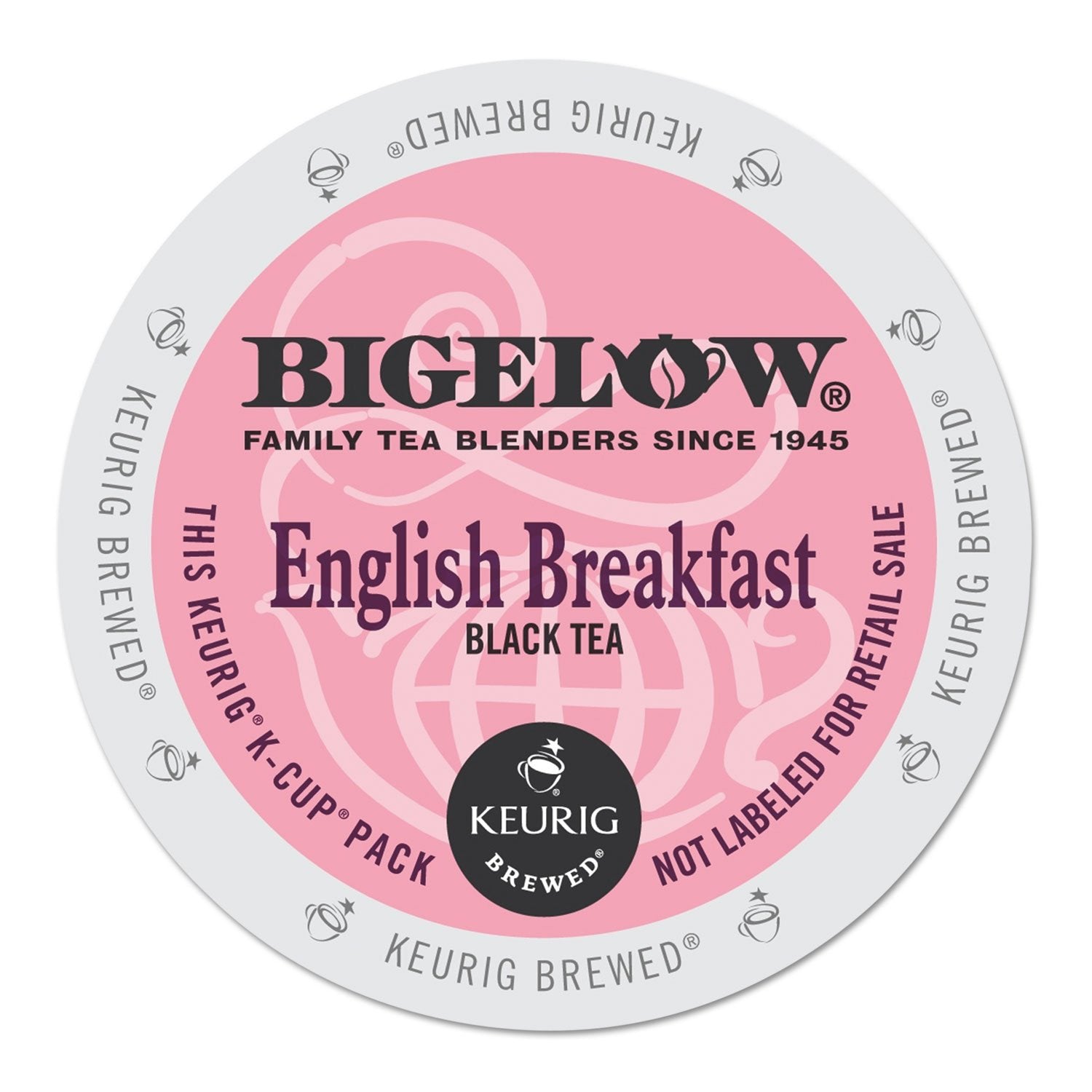 Bigelow 6080Ct English Breakfast Tea K-Cups  24/Box  4 Box/Carton