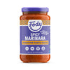 Fody Foods Spicy Marinara Pasta Sauce, 19.4 Oz, Garlic and Onion Free, Low FODMAP Certified, Gut & IBS Friendly, Vegan, Non-GMO,