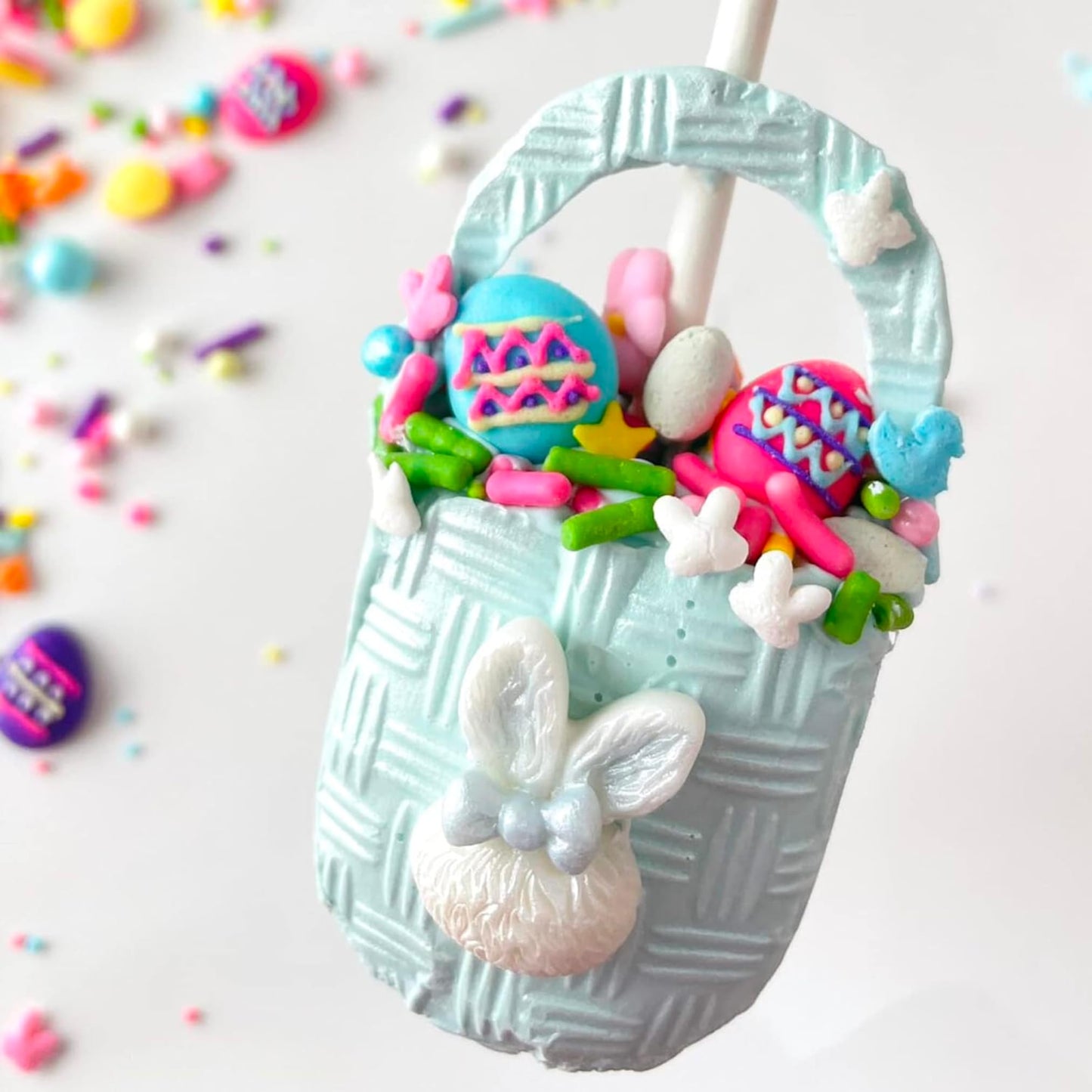 Easter Egg Sprinkle Mix | Spring Pastel Edible Decorations | Bulk | Simply Sucre (16 Oz Jar)