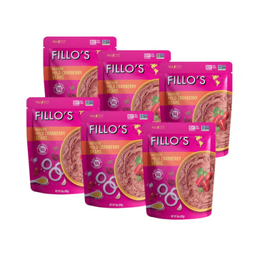 Fillo'S Refried Beans - Made With Roman Borlotti Beans Aka Cranberry Beans, Ready To Eat Beans, 10 Oz Pk Of 6, Gluten-Free, Micr