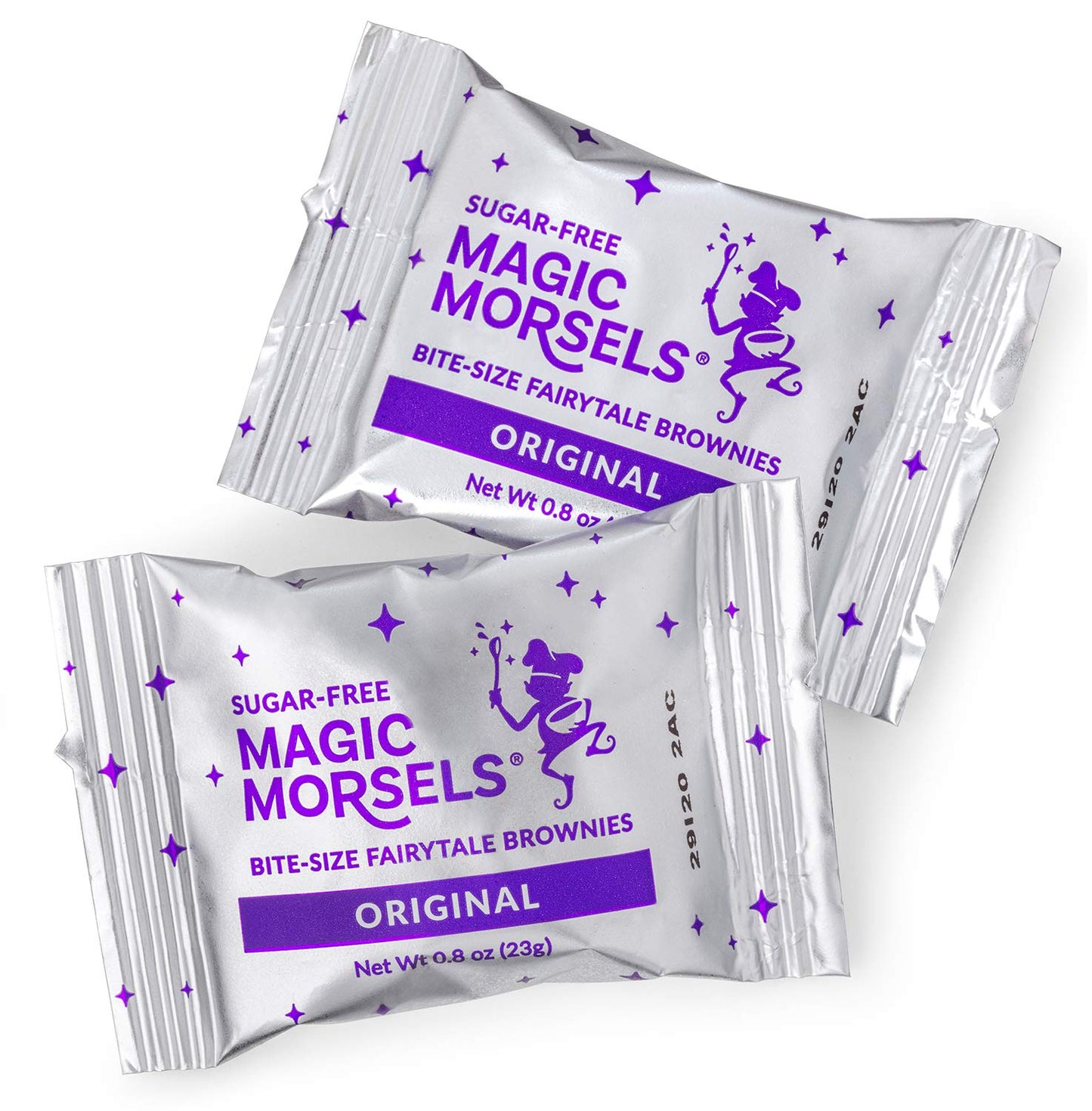 Fairytale Brownies SUGAR-FREE Magic Morsel Gourmet Chocolate Gift Basket - 24 Individually Wrapped 1.5 Inch Brownies - 0.8 Ounce Each
