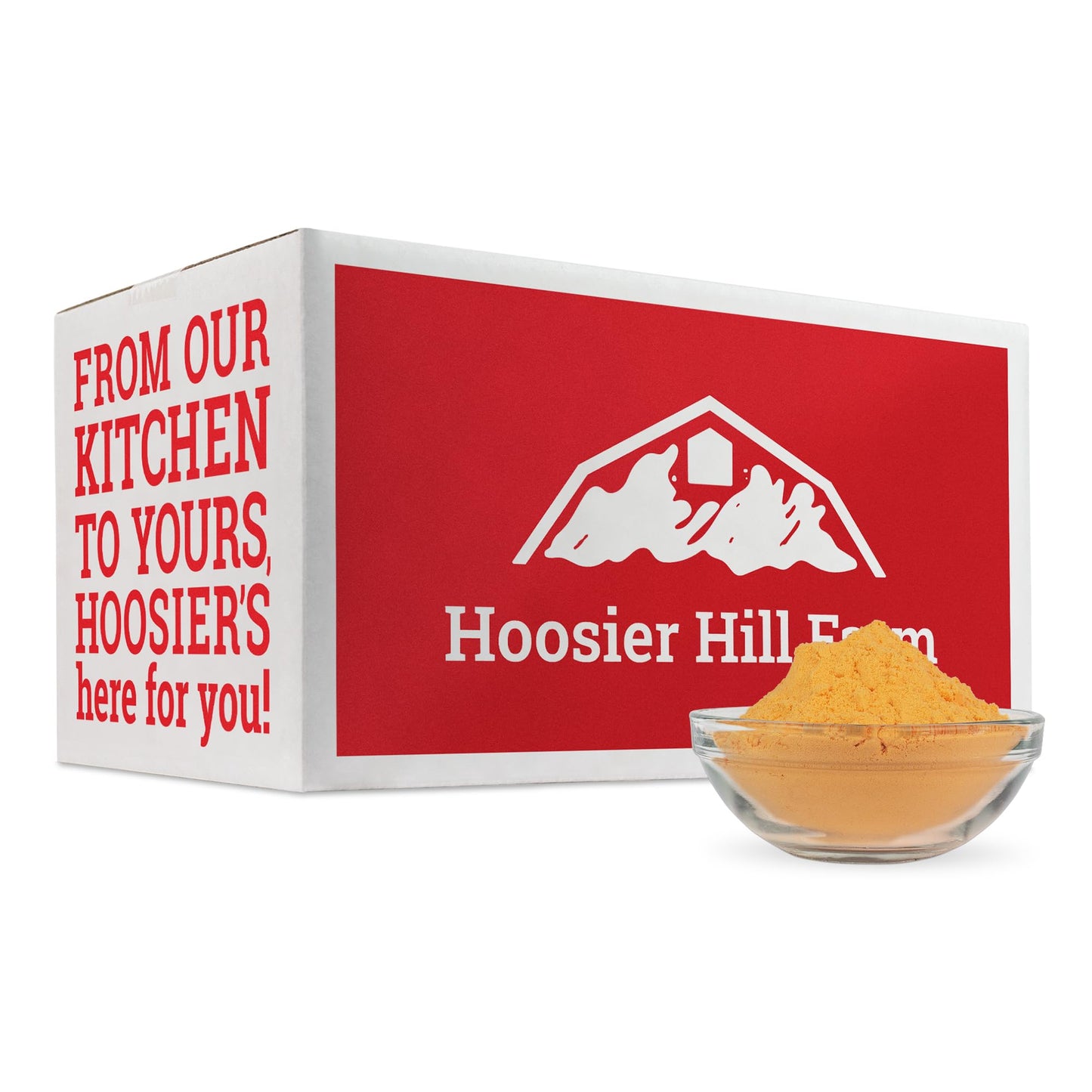 Hoosier Hill Farm Enhanced Cheddar Cheese Powder, 25Lb (Pack Of 1)