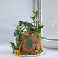 Glahorse 26 Pcs Dinosaur Cake Toppers With Dinosaur Eggs Leaves Trees Cake Decorations For Birthday,Dinosaur Themed,Jungle Safar