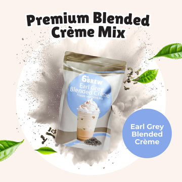 Premium Earl Grey Blended Crme Powder Mix To Make Frappes, Bubble/Boba Tea, Hot Or Iced Tea | Perfect For Home Or Cafe Or Restau