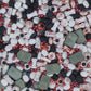Halloween Sprinkles Gravestones & Bones & Eyes & Skull Topper Edible Themed Sprinkles For Cookie Decorating, Chocolate Desserts,
