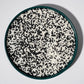 NIPEOR Edible Pearl Sprinkles for Cake Decorations, 130g, 2mm Matte White and Black Sugar Pearls for Baking and Cupcakes