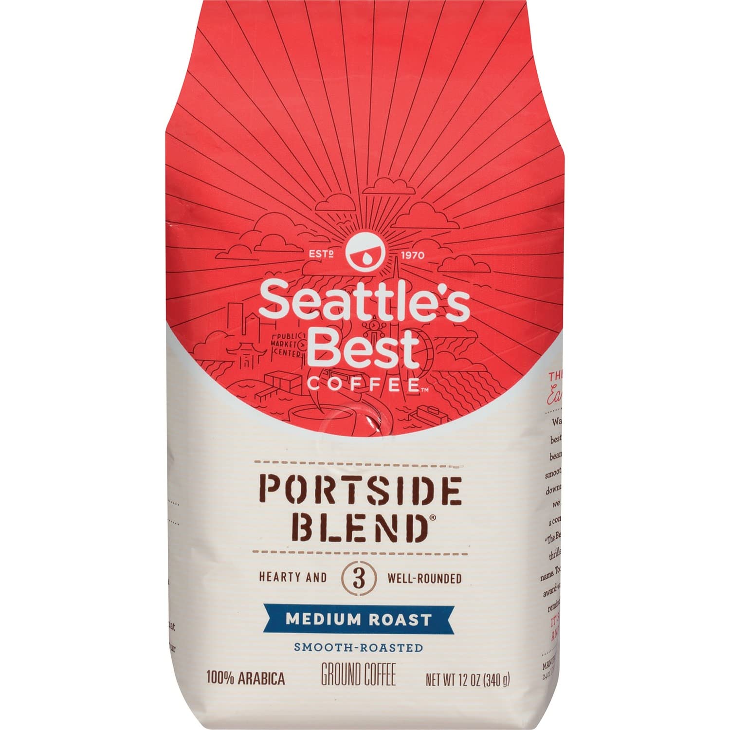 Seattle'S Best Ground Blend Coffee, 12-Ounce