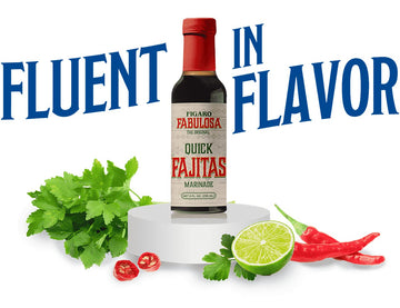 Figaro Fajitas Marinade, Natural Citrus Garlic & Ginger, 8 Fl Oz