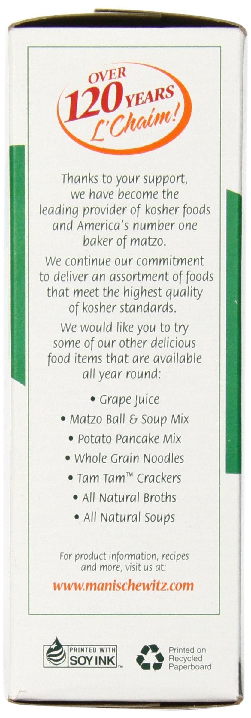 Manischewitz Organic Matzo Cracker, 10 Ounce