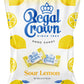 The Hampton Candy Company Regal Crown Sour Lemon Hard Candy, 6.25 Ounce Bag, Individually Wrapped