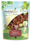 Food to Live - Dry Roasted Pecan Halves, 8 Ounces - Oven Roasted Nuts, Unsalted, No Oil Added, Vegan, Kosher, Bulk. Good Source 